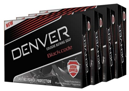 India Desire : Buy Denver Pack of 4 Black Code Cologne Bathing Soap For Men At Rs 99 From Deobazaar